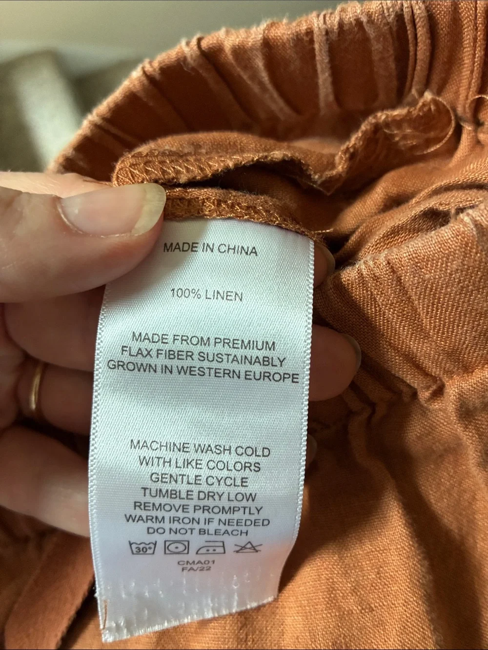 Quince Drawstring Linen Pants